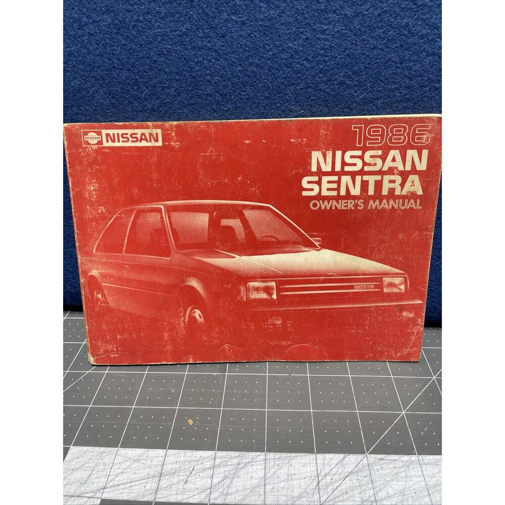 1986 Nissan Sentra Owners Manual Vehicle Guide
